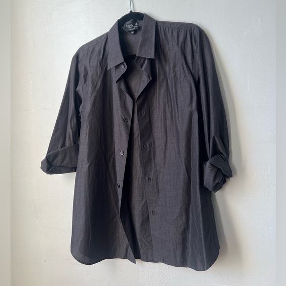 Agnes B. Homme Grey Button Up Shirt - Picture 9 of 9